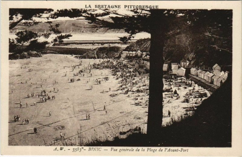 CPA BINIC Vue Generale de la Plage de l'Avant-Port (1165884)