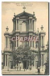 Old Postcard Metz Portal der Vincenzkirche