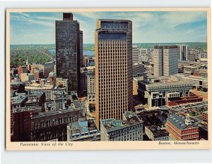 Postcard Panoramic View of the City, Boston, Massachusetts