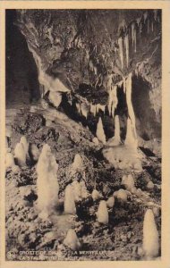 Belgium Grotte de Dinant La Merveilleuse La Stalactite Oblique