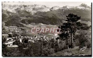 Old Postcard The Beautiful French Alps Villard De Lans Vue Generale