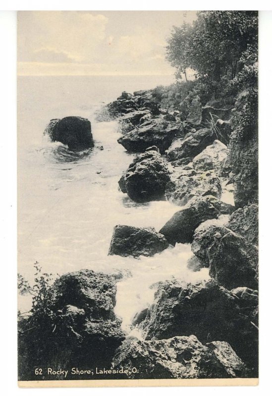 OH - Lakeside. Rocky Shore, Lake Erie