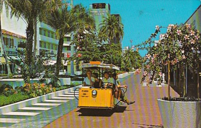 Postcard Florida Miami Beach Lincoln Road Shopping Mall Vintage FL PC