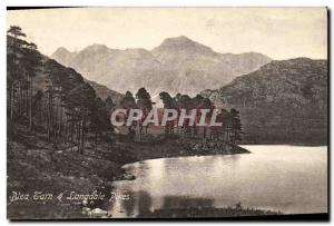 Postcard Old Blea Tarn Langdale Pikes