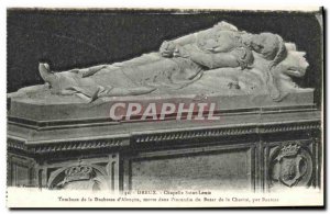 Old Postcard Dreux Chapelle Saint Louis Tomb of the dead Duchess of Alencon i...