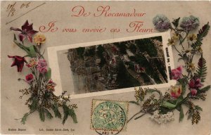 CPA de ROCAMADOUR - Je vous envoie ces Fleura (353928)