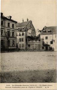 CPA MILITAIRE La Grande Guerre-En Haute Alsace, Maisons bombardées (315461)