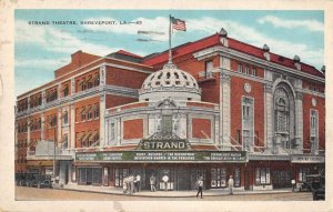 Shreveport Louisana Strand Theatre Vintage Postcard AA29474