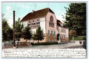 Bad Oldesloe Germany Postcard Praparandeum Building Entrance Attic View 1904