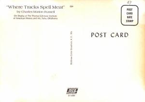 Where Tracks Spell Meat - Charles Marion Russell
