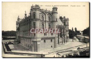 Postcard Old Chateau of Saint Germain West Facade