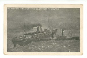 **RARE** - Canadian Pacific Rwy SS Empress of Ireland Disaster May 29, 1914
