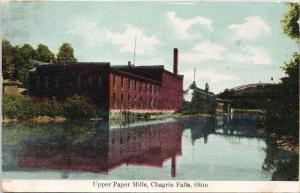 Upper Paper Mills Chagrin Falls OH Ohio Postcard D73