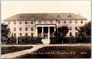 Brookings SD-South Dakota, Wecota Hall S.D.S.C State University Vintage Postcard