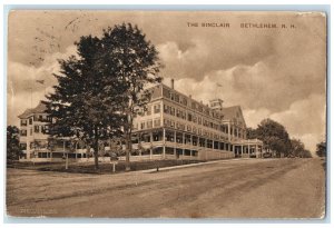 1911 The Sinclair Exterior Roadside Bethlehem New Hampshire NH Posted Postcard