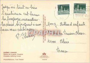 Postcard Modern Quebec Militaria