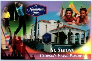 Postcard - Hampton Inn - St. Simons Island, Georgia