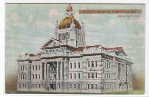 Court House Green Bay Wisconsin 1910c postcard