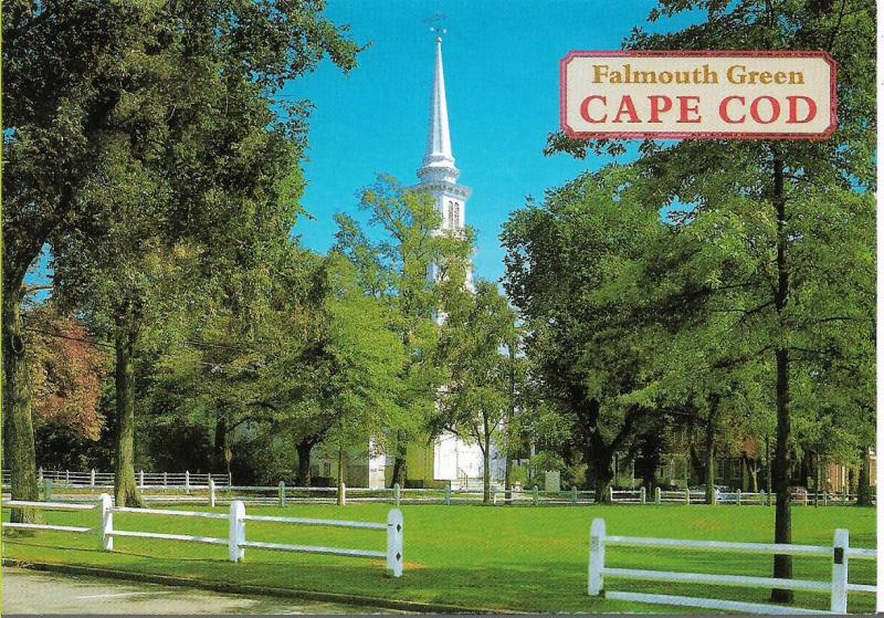 Cape Cod, Falmouth, Massachusetts unused colour postcard - a Dick Smith photo.