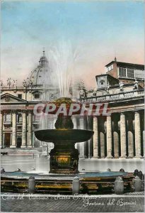 Modern Postcard Vatican City and St. Peter's Square Bernini Fountaine