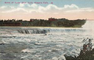 Postcard Brink of Horse shoe Falls Niagara Falls Canada