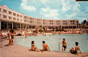 New York Loch Sheldrake Charles and Lillian Brown's Hotel Swimming Pool