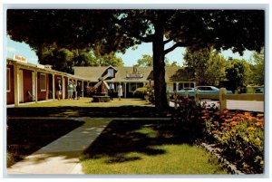 c1960 Viking Motel Mission Drive Motel Exterior Solvang California CA Postcard