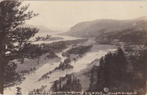 Oregon Columbia Highway View From Crown Point 1940 Real Photo