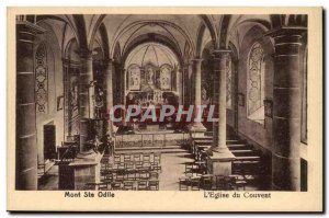 Mont Saint Odile Old Postcard L & # 39eglise convent