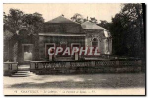 Old Postcard Chantilly Chateau Le Pavillionde Sylvie