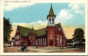 First United Brethren Church, Palmyra PA Vintage Postcard O63