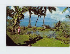 Postcard Scenery at Mataiea looking at Little Tahiti, Mataiea, French Polynesia