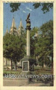 Sea Gull Monument, Temple Grounds - Salt Lake City, Utah UT  