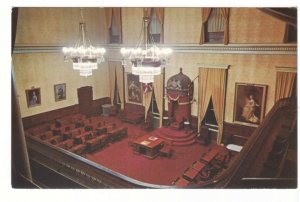 Assembly Chamber, Legislative Building, Fredericton, NB, Vintage Postcard #1