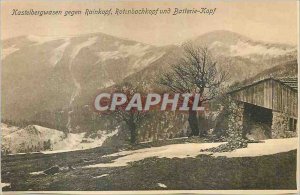 Postcard Old Kastelberwasen Gegen Rainkopf Rotenbachkopf Kopf und Battery
