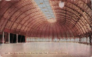 USA Ballroom Saltair Pavilion Great Salt Lake Utah Vintage Postcard 07.83