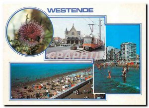 Modern Postcard Greetings from Westende