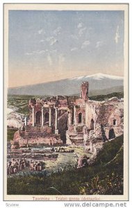 Teatro Greco (Dettaglio), Taormina (Messina), Italy, 1900-1910s