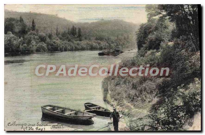 Postcard Old Collouges Under Saone Roy