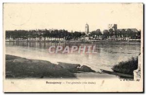 Old Postcard Beaugency General view (right bank)
