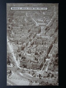 London MARBLE ARCH From The Air c1920's PC by Aircraft Manufacturing Co.