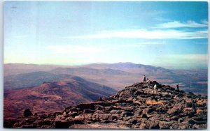 Postcard - Topographical Panorama, Top of Mt. Washington - New Hampshire