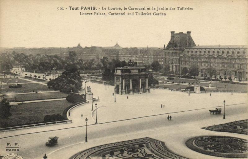 CPA AK TOUT PARIS - 15 M. - Le Louvre, Le Carrousel (145474)