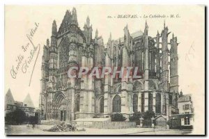 Old Postcard Beauvais Cathedral