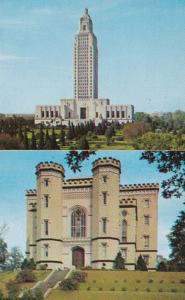 Louisiana Baton Rouge Old and New State Capitol Buildings