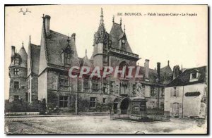 Old Postcard Bourges Palais Jacques Coeur The Facade