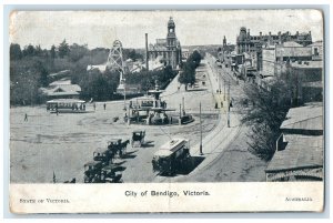 c1910 City of Bendigo Victoria State of Victoria Australia Unposted Postcard