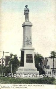 Soldier's Monument - North Haverhill, New Hampshire NH  