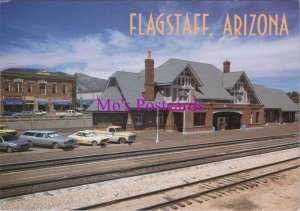 America Postcard - Flagstaff Train Station, Arizona  RR21335