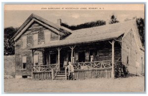 c1940's John Burroughs at  Woodchuck Lodge Roxbury New York NY Postcard